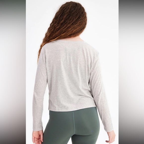 NWT  Sea Salt Cupro Long Sleeve Tee - Picture 2 of 4